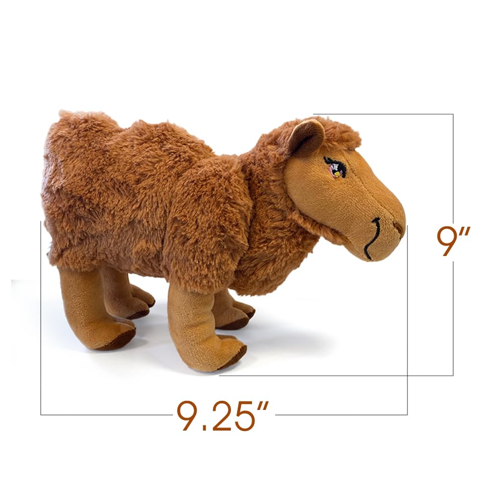 ArtCreativity Plush Camel Toy, 9 Inch Soft Humpback Camel Stuffed Toy for Kids, Cute Home and Nursery Animal Decorations, Zoo Party Prop, Best Birthday and Holiday Gift Idea
