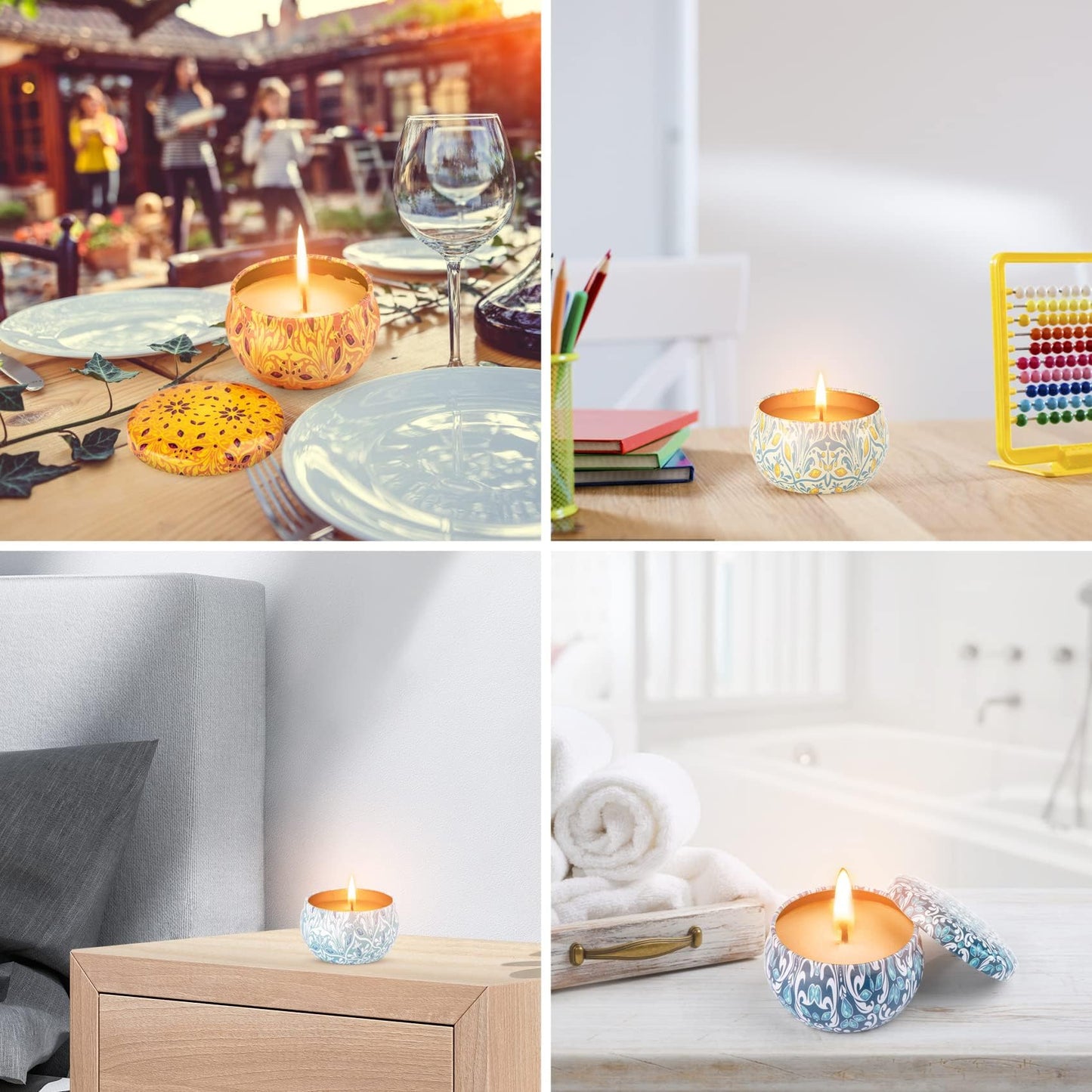 Alikiai Scented Candles for Women, Candles for Home Scented, 12 Pack Soy Wax Christmas Gifts Sets, Birthday Gifts for Women Best Friends Sister Colleague